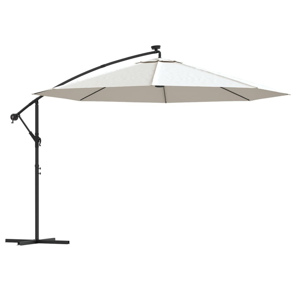 Parasol ogrodowy VIDAXL, brązowy, 300x250 cm