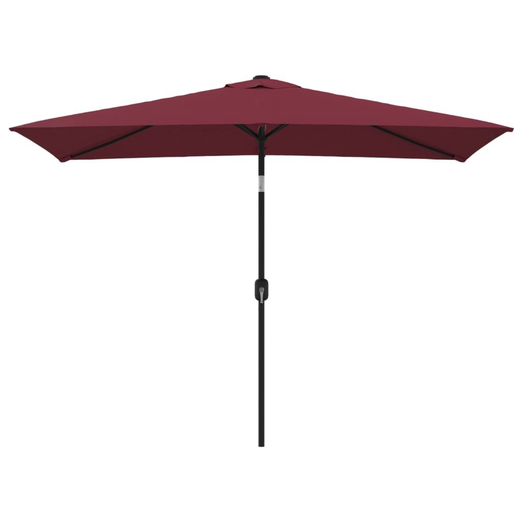 Parasol ogrodowy VIDAXL, czerwony, 300x200 cm