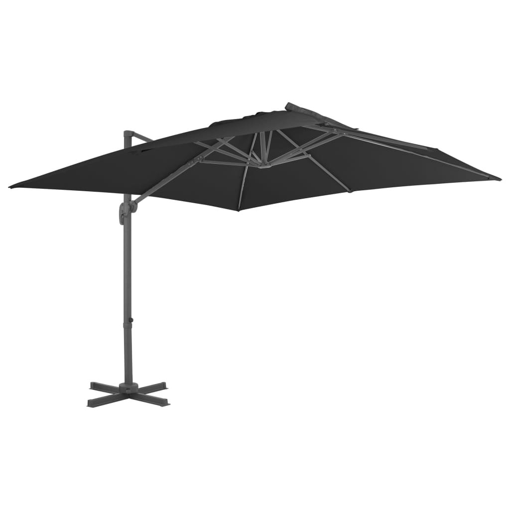 Parasol ogrodowy vidaXL, szary, 300x300 cm