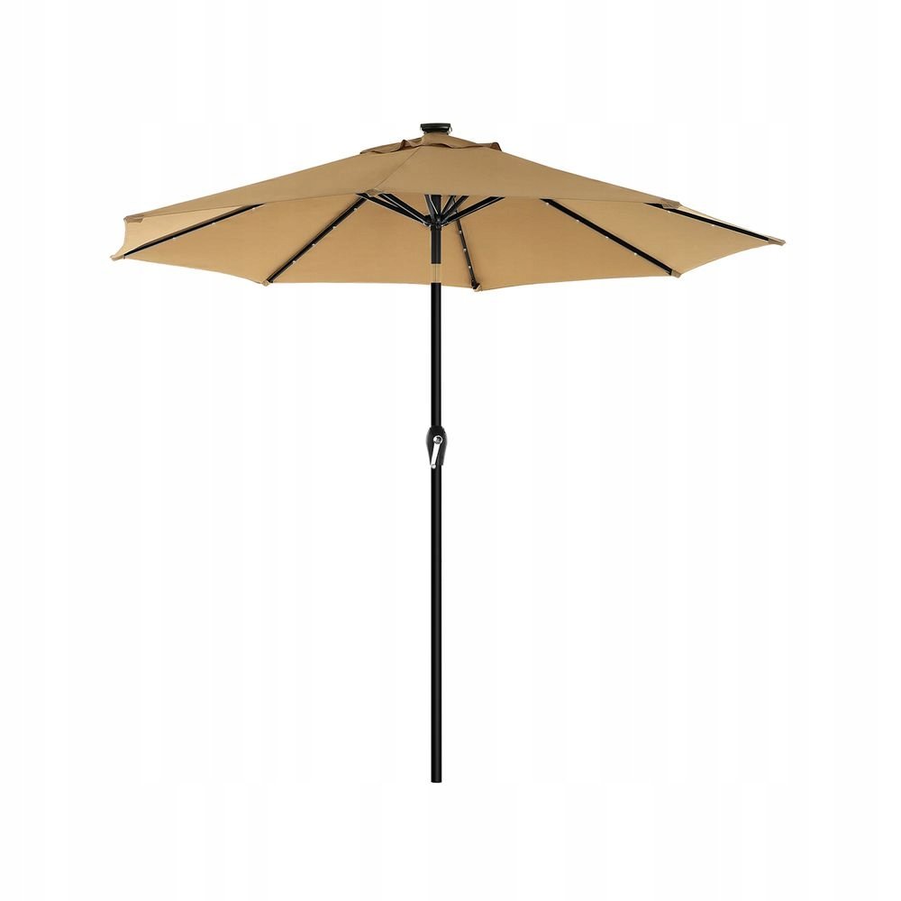 Parasol oświetlenie LED Songmics jasnobrązowy 300 x 245 cm