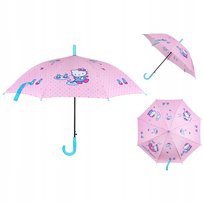 Parasol parasolka długa dla dziewczynek różowa Hello Kitty Kite