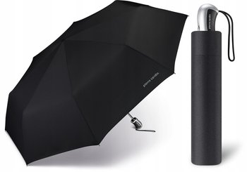 PARASOL PARASOLKA MĘSKA PIERRE CARDIN CZARNA XXL - Pierre Cardin