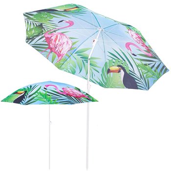 Parasol Plażowy 180 Cm Parasol Ogrodowy Flamingi - Springos