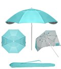 Parasol plażowy 2w1 namiot parawan składany w pokrowcu - Bauerkraft