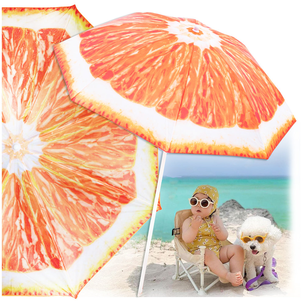 Фото - Пляжна парасоля Parasol plażowy pomarańcza