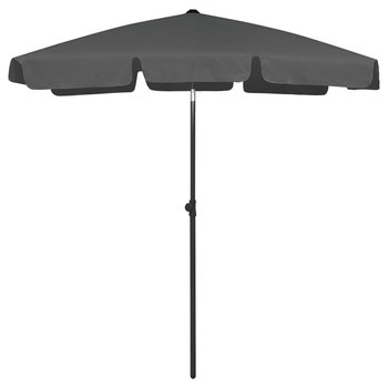 Parasol plażowy UV 180x120 antracyt 232cm - Zakito Europe