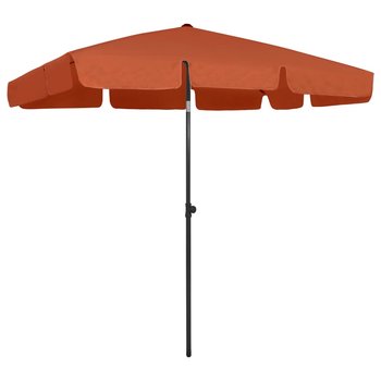 Parasol plażowy UV 200x125 cm, terakota - Zakito Europe