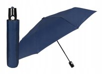 Parasol półautomatyczny składany Perletti granatowy z pokrowcem 9600702 inna (Inny)