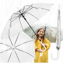 Parasol Przezroczysty Składany Parasolka Składana Transparentna 90Cm Ślub