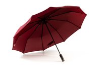 Parasol Ring składany 10-szprychowy, automatyczny 115 cm bordowy