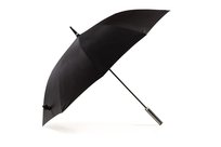 Parasol typu laska 10-szprychowy z gumowaną rączką Soft Touch czarny