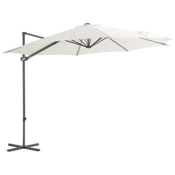 Parasol wiszący UV, piaskowy, 300x255 cm, krzyżowa - Zakito Europe