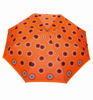 Parasolka Damska 4-sekcyjna Mini z Wzorem orange-holes - Parasol