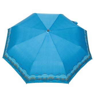 Parasolka Damska Carbon Steel Pełny Automat Wzór: strings-turquoise - Parasol