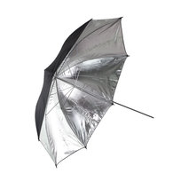 Parasolka jednowarstwowa, reflektor srebrny 110cm