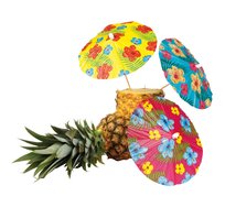 Parasolki do drinków, Hibiscus, 6 sztuk