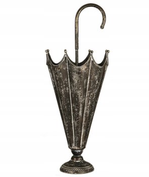 PARASOLNIK stojak na parasol srebrny retro - Skandi.pl