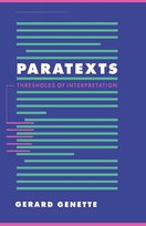 Paratexts Genette Gerard