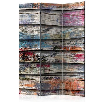 Parawan ARTGEIST Kolorowe drewno, 3-częściowy - ARTGEIST