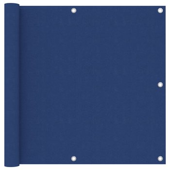 Parawan balkonowy, niebieski, 90x400 cm, tkanina Oxford - vidaXL