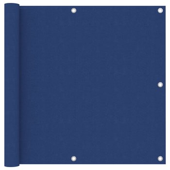 Parawan balkonowy, niebieski, 90x600 cm, tkanina Oxford - vidaXL