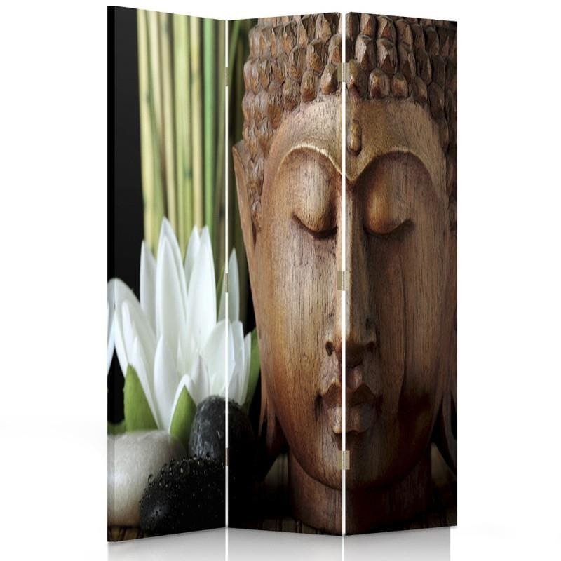 Фото - Інші меблі Zen Parawan dwustronny FEEBY, Buddha Bambus  kwiat 110x170 