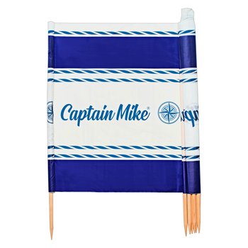 Parawan plażowy 0,8 x 12 m przeciwwietrzny Captain Mike - Captain Mike