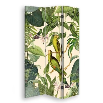 Parawan pokojowy FEEBY, Ptaki w tropikach 3, Obrotowy 110x170cm 3-częściowy - Feeby