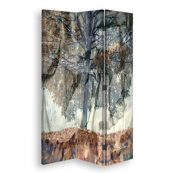 Parawan pokojowy FEEBY, Tajemnicze drzewo, Dwustronny PIN 110x170cm 3-częściowy - Feeby