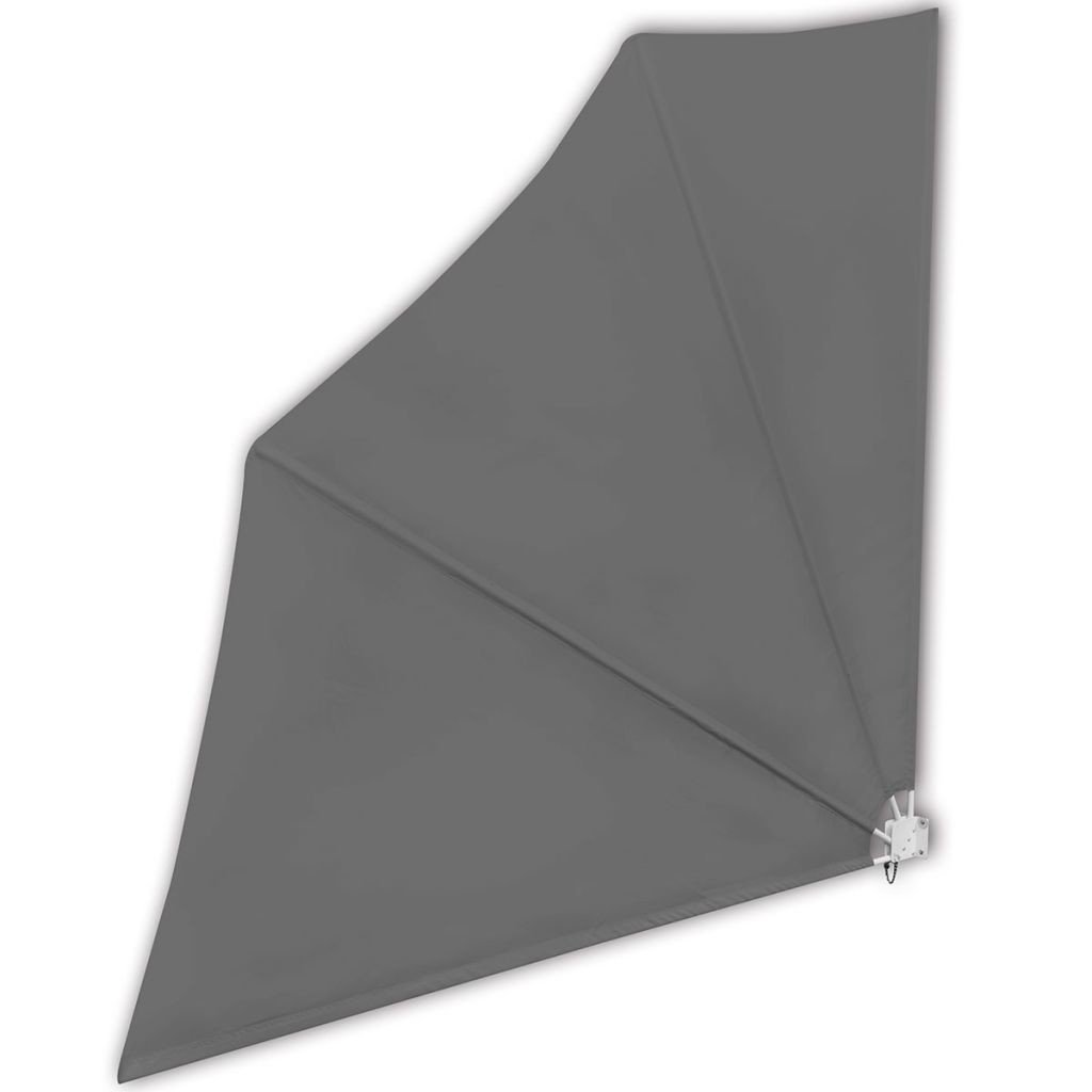 Parawan tarasowy vidaXL, szary, 1,4x1,4 m