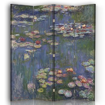 Parawan Water Lilies - Monet - 145x170 (4 Panele) - Legendarte