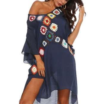 Pareo tunika sukienka plażowa z haftem tunika na lato - Luvu