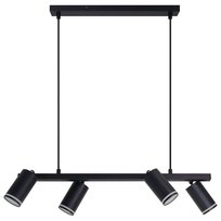 PARIS 4xGU10 lampa wisząca czarna