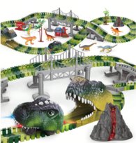Park Dinozaurów Tor Wyścigowy Dino Park 237 El. Xxl +3 Lata