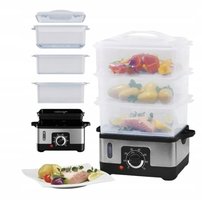 Parowar Elektryczny URZĄDZENIE DO GOTOWANIA NA PARZE MINUTNIK TIMER 950W 9L