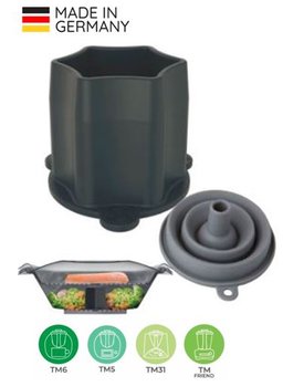 Parowiec do Varomy Thermomix Tm5/Tm6/Tm31 Made in Germany Wundermix GRATIS składany lejek - WunderMix
