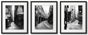 Paryż, Uliczki, Czarno-Białe Fotografie - DEKORAMA