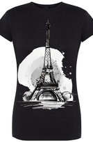 Paryż Wieża Eiffla Damski T-Shirt Modny Rozm.M