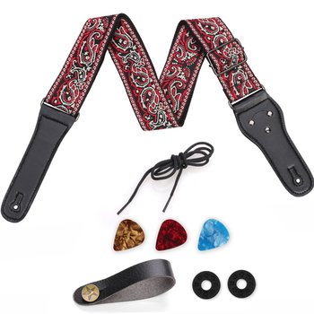 Pas do Gitary + Straplock + Kostki Jeremi GS-08-1 - Jeremi