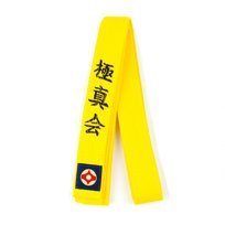 Pas Do Kyokushin Karate Żółty Haft Naszywka 300