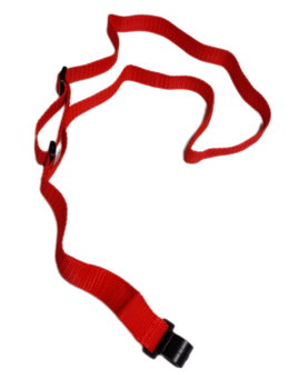 Pas do ukulele Jeremi CS-BD01 stylonowy czerwony - Jeremi