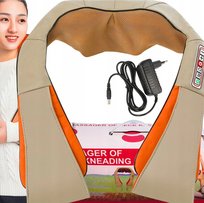 Pas masujący Shiatsu masażer karku pleców ramion szyi + funkcja grzania Inna marka