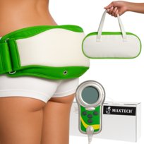 Pas masujący wyszczuplający Mocny masażer wibracyjny do ciała z Grzaniem MAXTECH