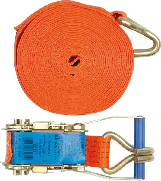 Pas transportowy z napinaczem VOREL, 4 m, 2 t