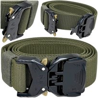PAS WOJSKOWY PASEK TAKTYCZNY TEXAR KRYPTON KM-23 r. OLIVE r. L 130cm Texar