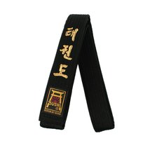 Pas Z Haftem Taekwondo Czarny 200