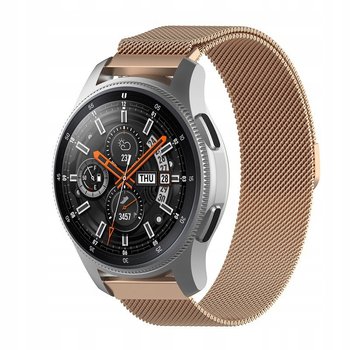 Pasek Bizon Strap Watch Chain 20 mm do Huawei Watch GT 3 42 mm, różowozłoty - Bizon