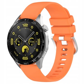 Pasek Bizon Strap Watch Silicone Pro do Huawei Watch GT 4 41 mm, pomarańczowy - Bizon