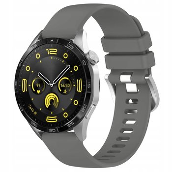 Pasek Bizon Strap Watch Silicone Pro do Huawei Watch GT 4 46 mm, szary - Bizon