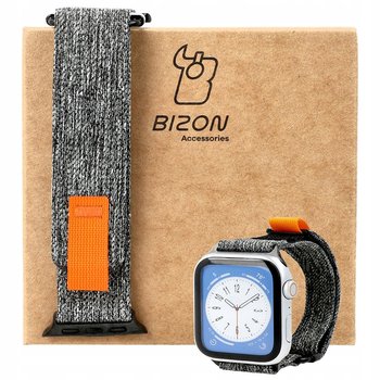 Pasek Bizon Strap Watch Urban do Apple Watch 42/44/45/49 mm, szary melanż - Bizon